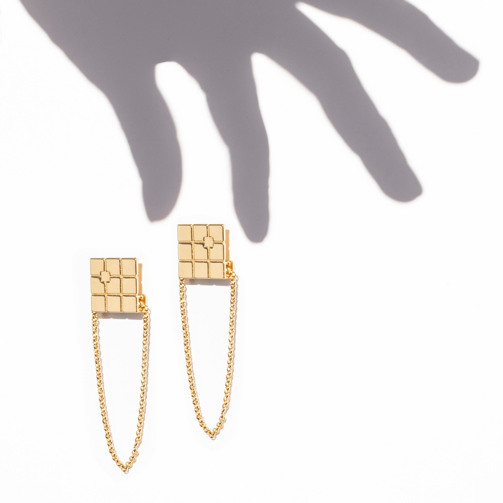 Boucles d'oreilles LUDWIG 2.0 - Plaqué Or