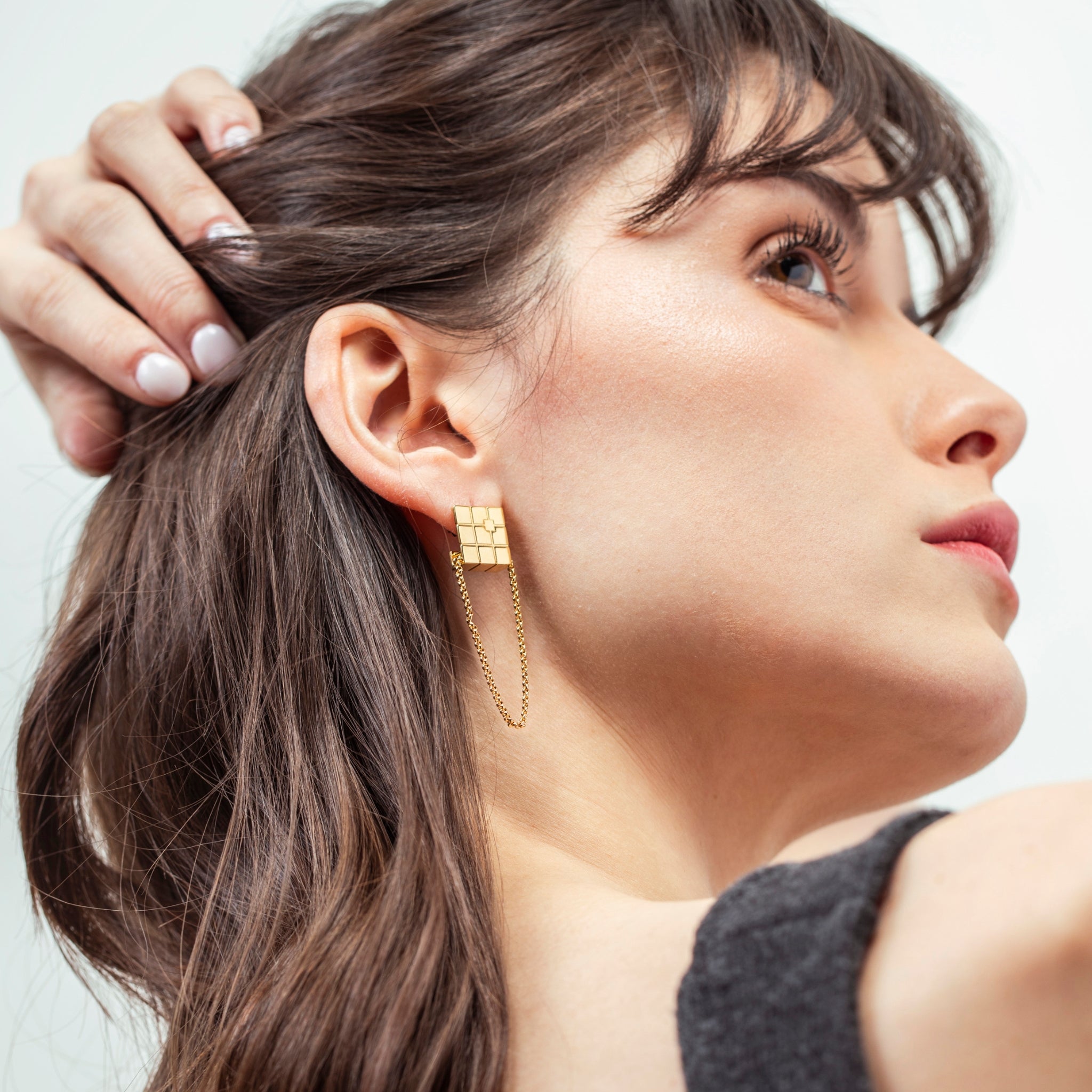 Boucles d'oreilles LUDWIG 2.0 - Plaqué Or