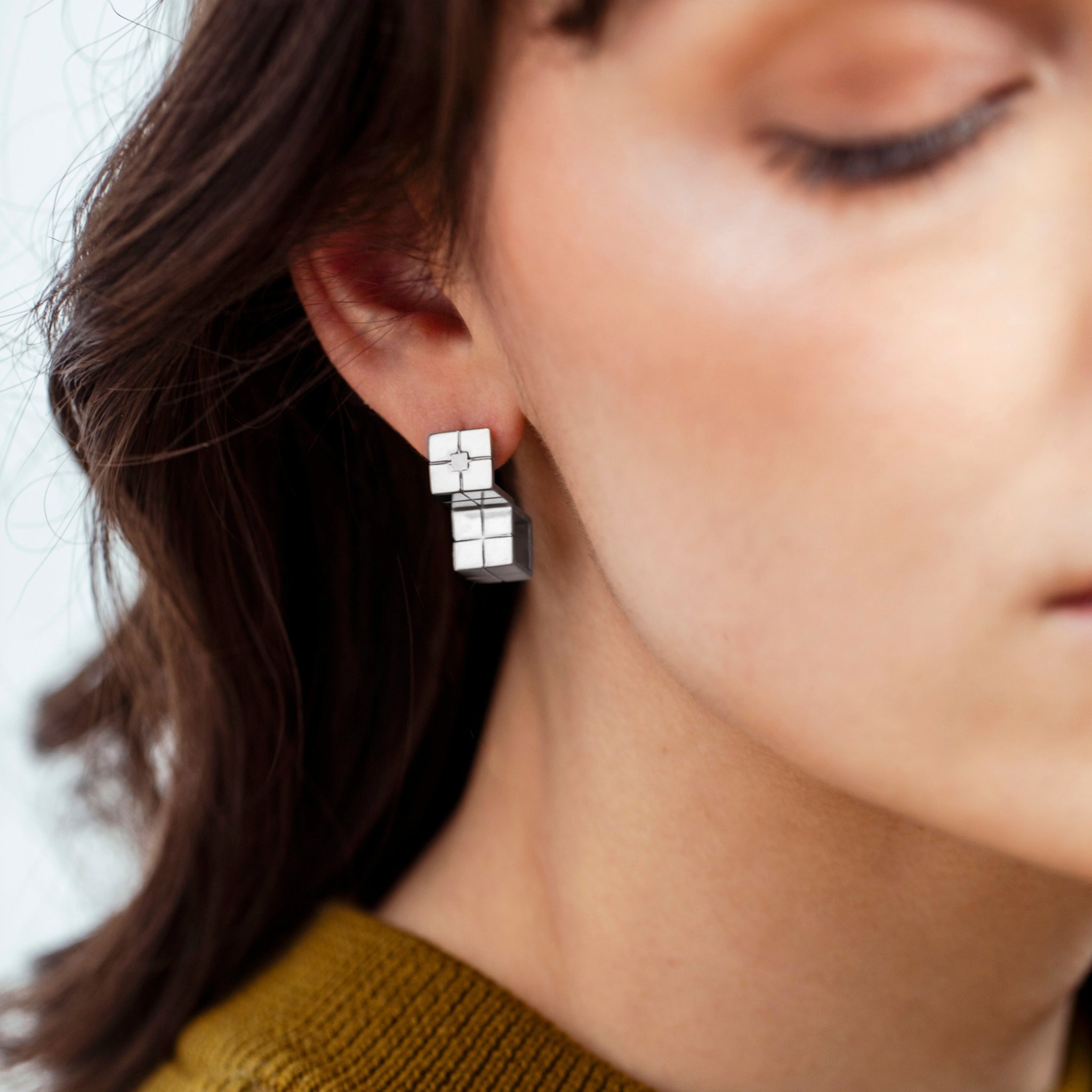 Boucles d'oreilles VASSILY 2.0 - Argent