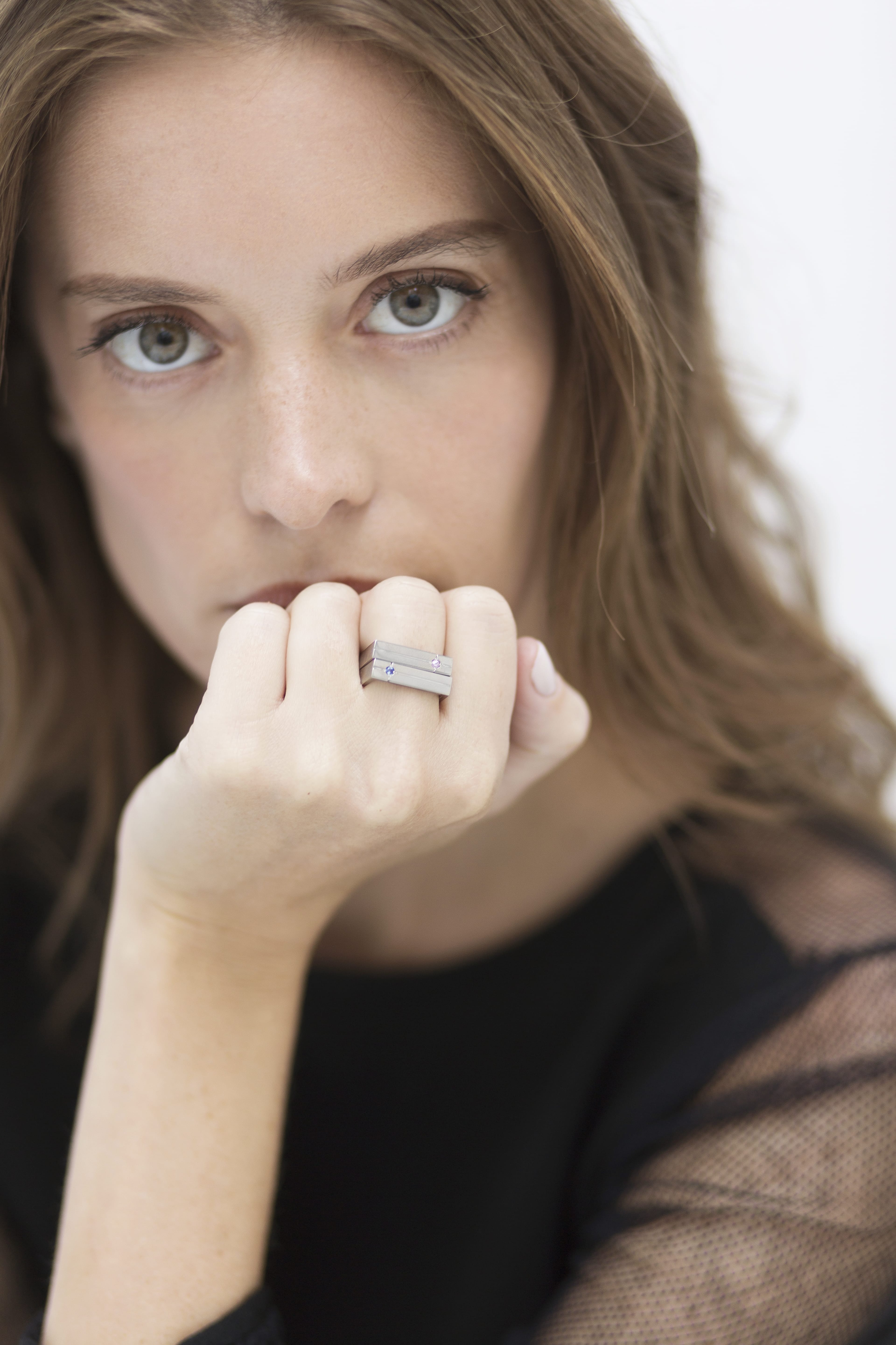 Bague Walter - Saphir Rose