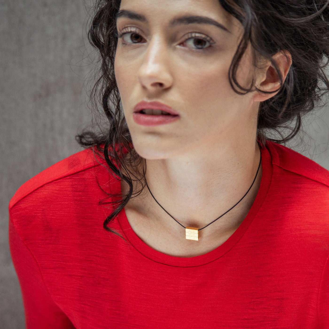 Collier LUCIA cordon 2.0 - Plaqué Or